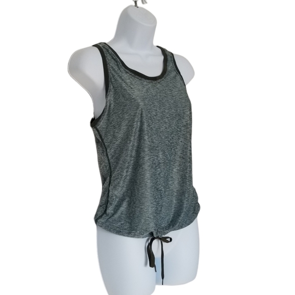 Agua Bendita Camiseta Martinica Semi Sheer Sleeveless Drawstring Hem Tank Size S - Picture 3 of 12